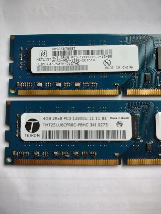 Memória Ram PC3 12800 U - Foto 3