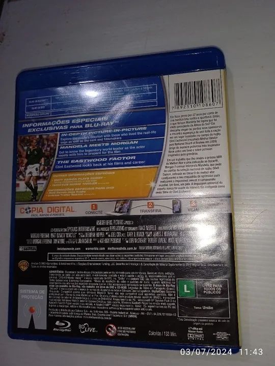 Blu-ray+ DVD "Invictus" edição especial - Foto 5