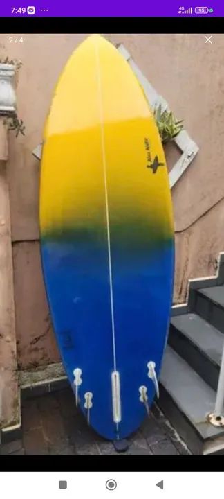 Prancha Stundap Sup Wave 7,4 com 86 LT surf top e zerada!! - Foto 2
