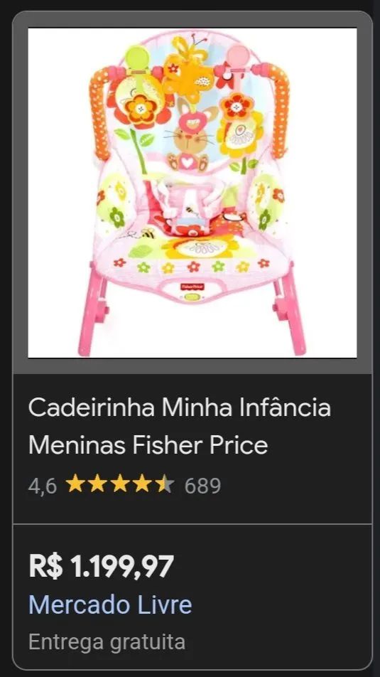 Cadeirinha de Bebê Fisher-Price - Divertida e Confortável Menina - Foto 6