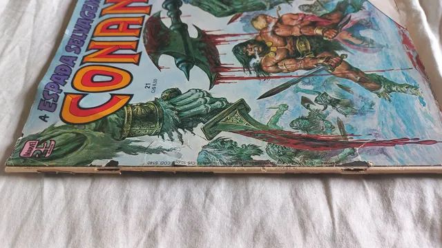 Lote Revista a espada selvagem de Conan o Bárbaro gibi livro revistinha ANTIGA  - Foto 5
