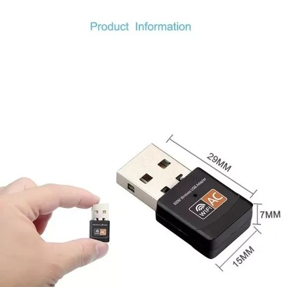 ADAPTADOR USB WI FI 600 MBPS DUAL BAND ONEX WF-7918 - Foto 2