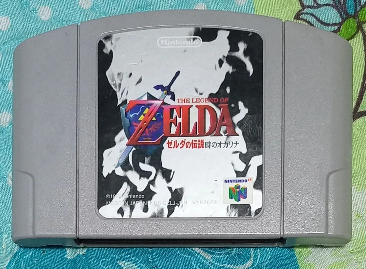 THE LEGEND OF ZELDA OCARINA OF TIME ORIGINAL JAPONESA JOGO PARA NINTENDO 64