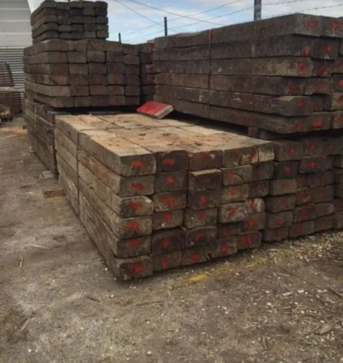 Lote de Mil Dormentes. 17cmx24cmx2,80metros 1° Linha Madeira Nativa