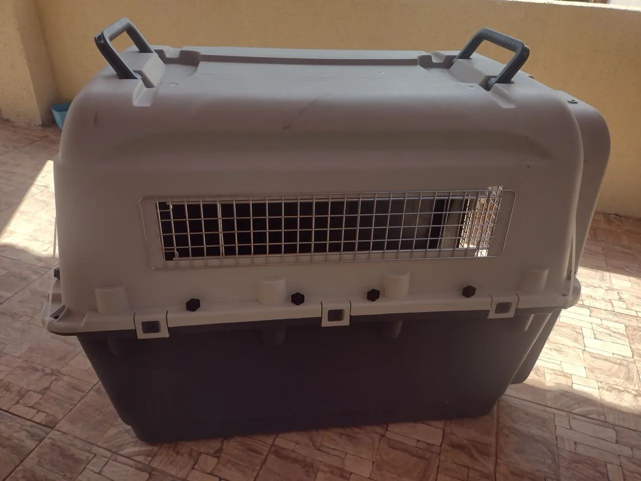 DUAS CAIXAsS DE TRANSPORTE PETDOGFLY AVIÃO - Foto 5