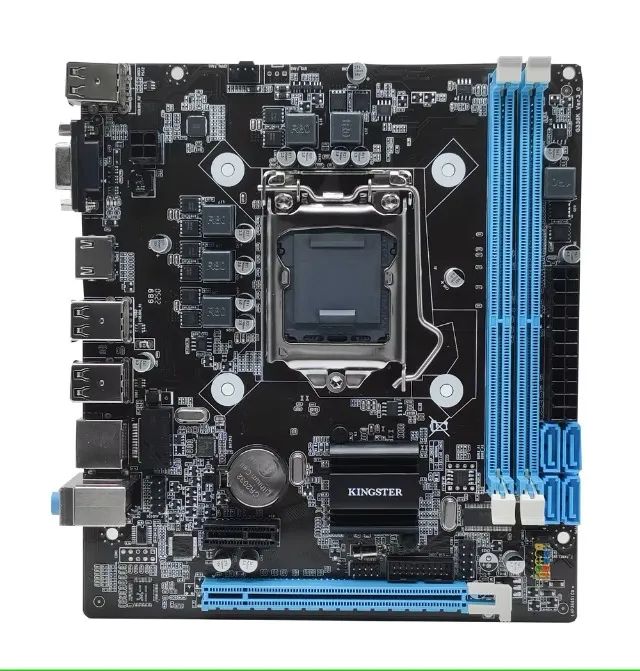Placa Mãe H55 Lga 1156 Sata2.0 Pega Core I3/I5/I7 1ª Geração Ddr3 - Foto 2