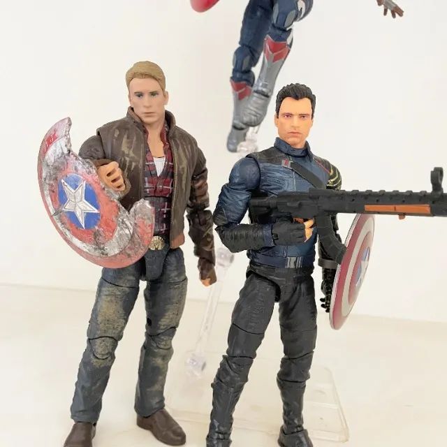 Marvel Legends Avengers Capitão América, Falcon & Winter Soldier - Foto 4