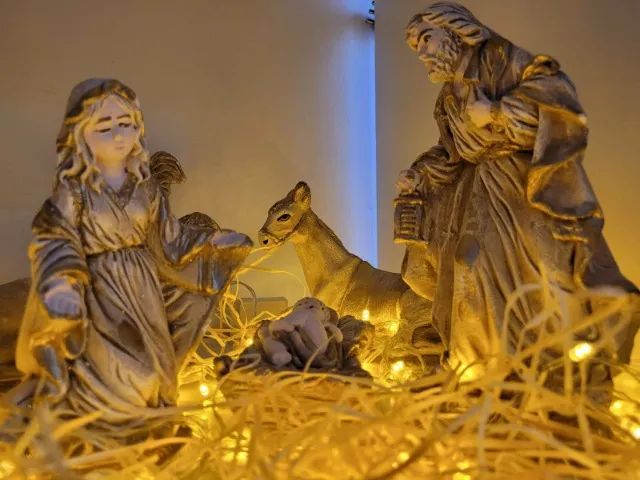 Presépio Natal 15pçs Gesso Novo! - Foto 4