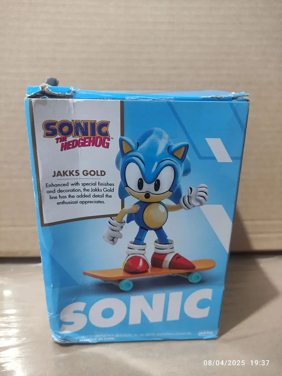 Sonic com Skate jakks pacific Gold  - Foto 3