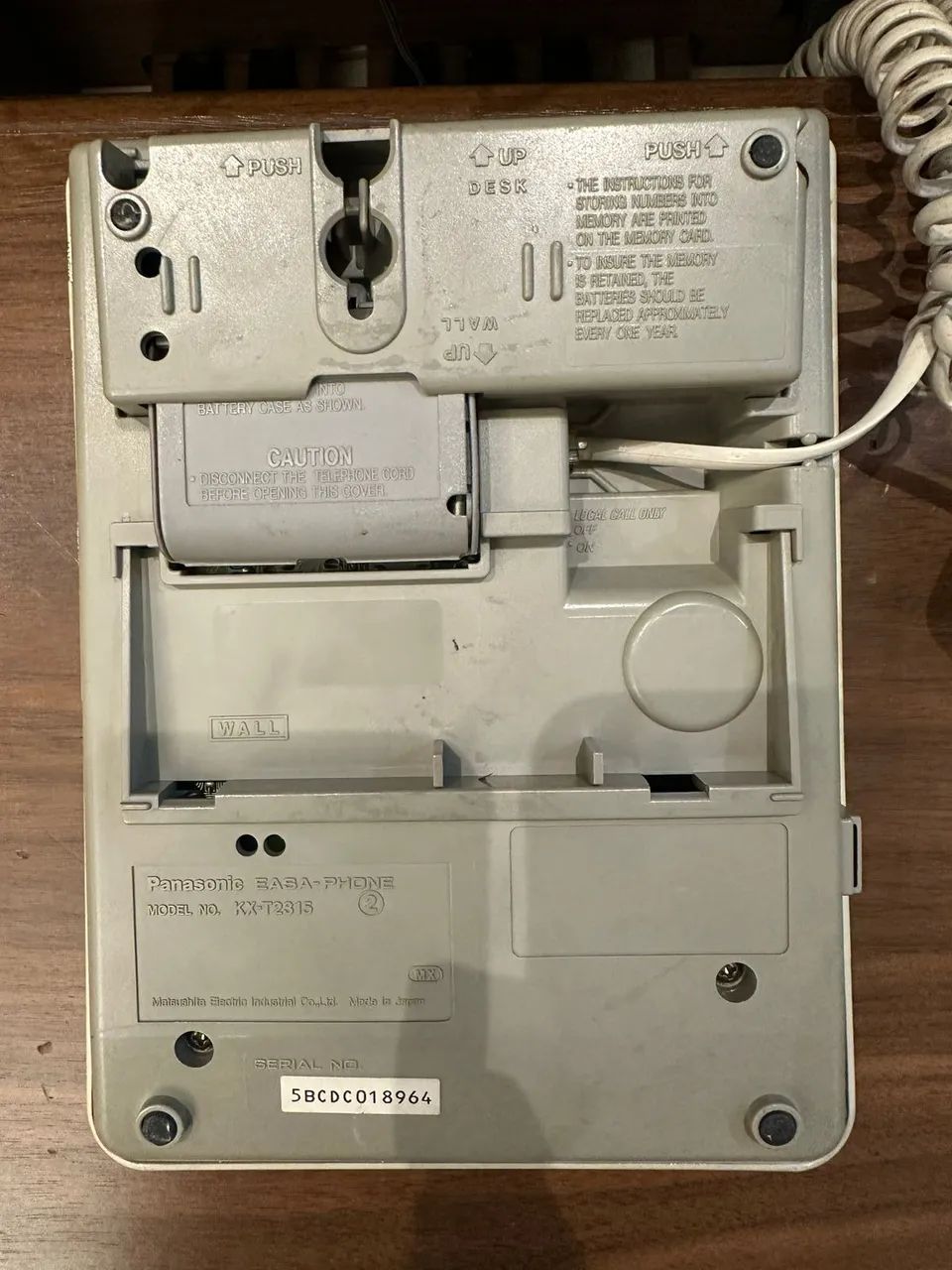 2 Telefones Fixo Panasonic EASA-PHONE  - Foto 3