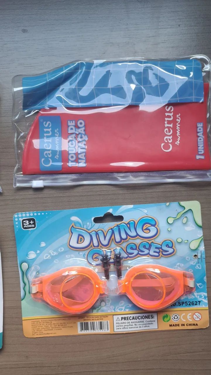 Kit de Natação: Touca e Óculos!!! - Foto 4