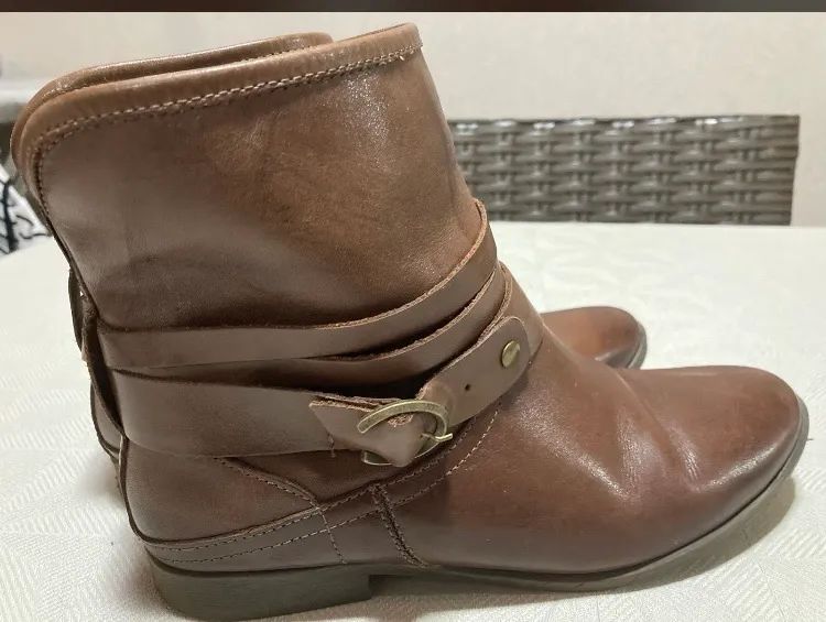 Bota de Couro Marrom - Foto 3