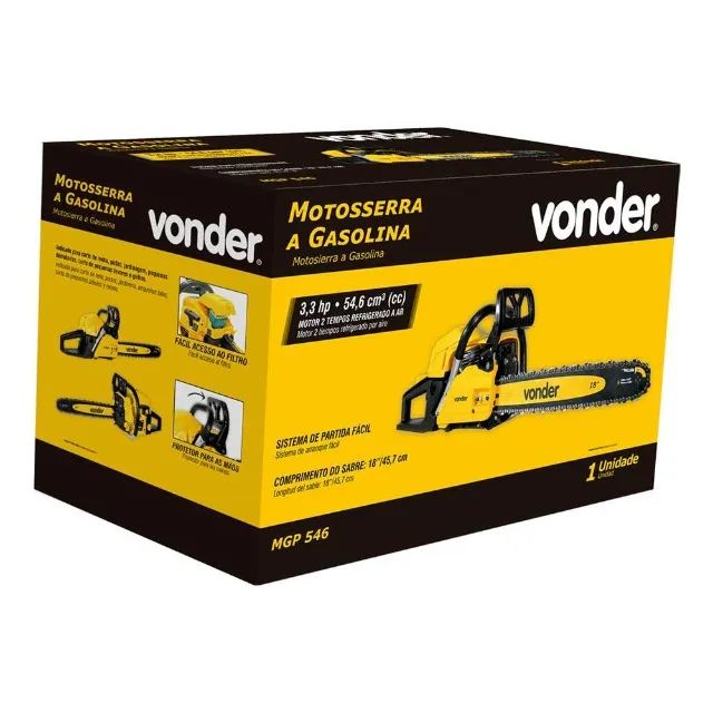 Motosserra à Gasolina 54,6cc MGP546  * Vonder - Foto 4