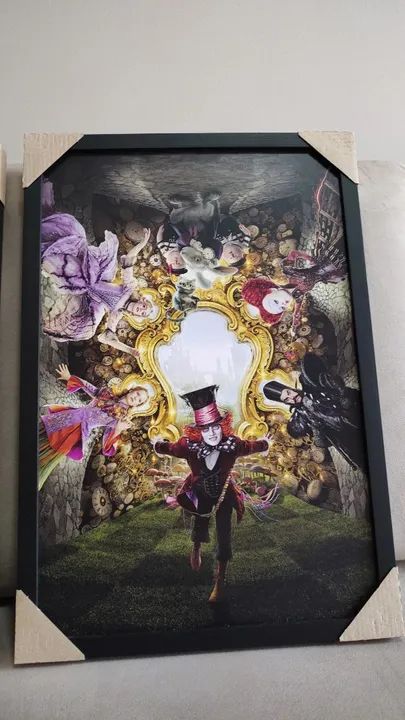 Quadro Decorativo Alice No País das Maravilhas - Foto 2