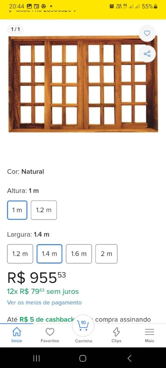 Janela residencial 64198290926467124