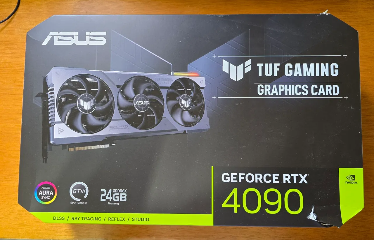 Placa de Vídeo ASUS TUF Gaming GeForce RTX 4090 24GB