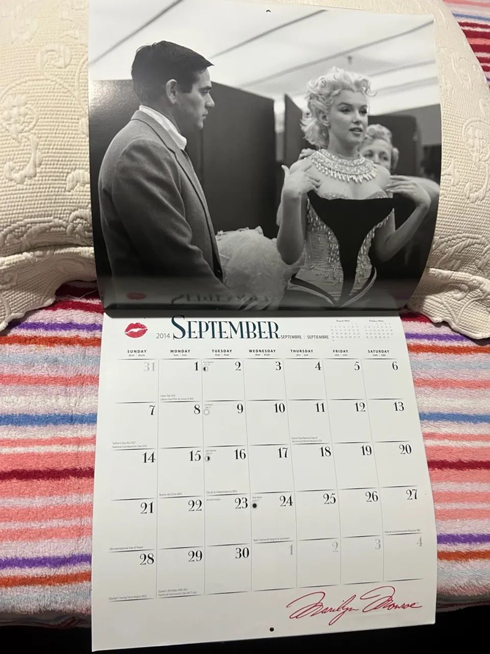 Calendário Luxo 2014 Marilyn Monroe - Foto 2