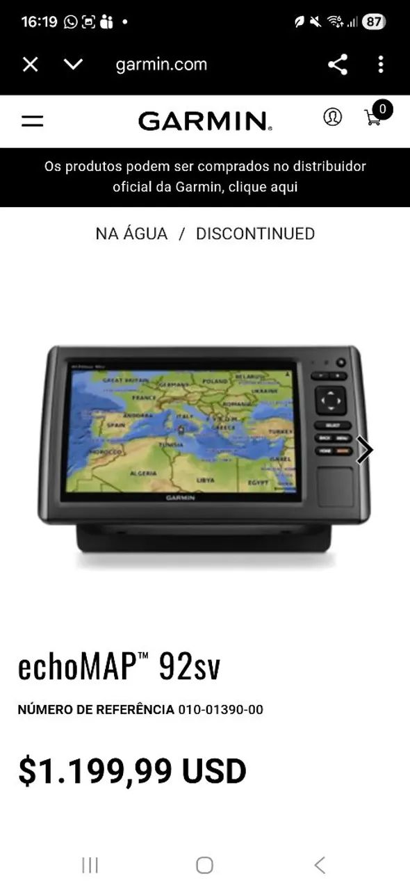 Garmin GPS sonar