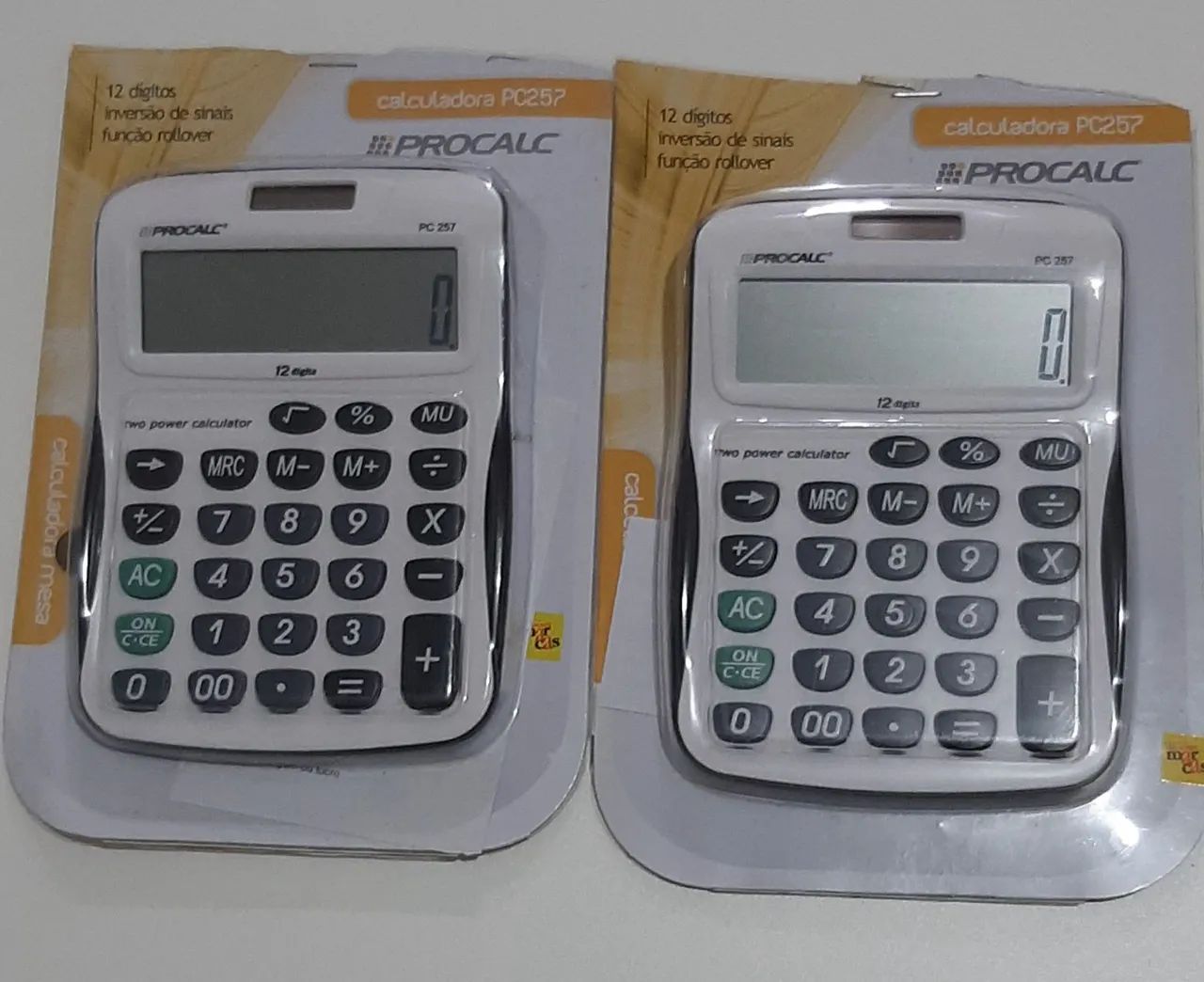 Calculadora SOLAR Procalc PC257 - As duas Peças - Foto 3