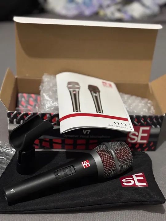 Microfone Vocal Sennheiser V7 - Novo - Foto 2
