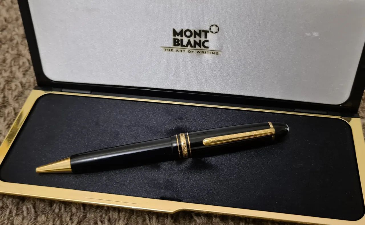 Caneta Montblanc Meisterstück LeGrand com estojo e certificado original. - Foto 6