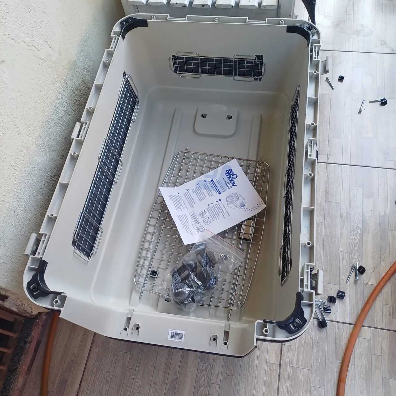 Caixa transporte cães grandes