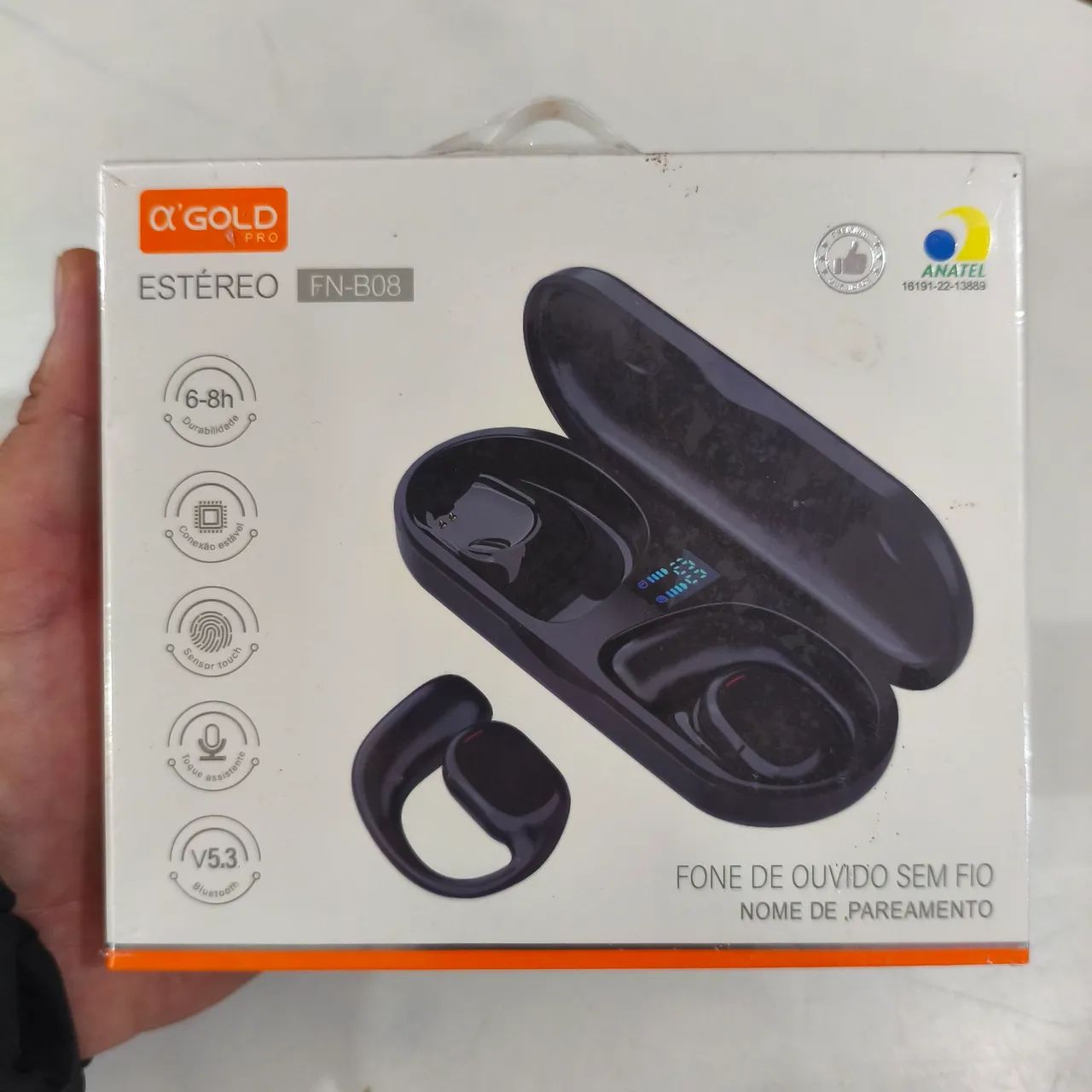 Fone de ouvido sem fio Alpha Gold FN-B08