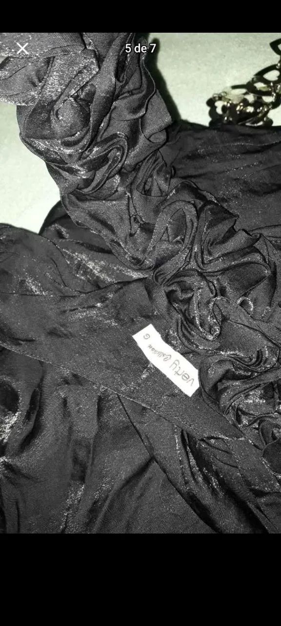 Vestido preto de renda - Foto 5