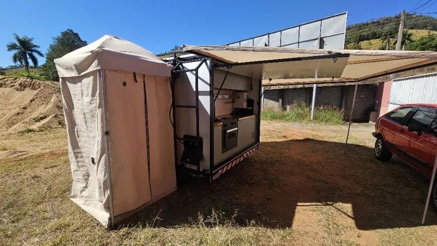 Mini Trailer para 2 adultos e 2 crianças - Foto 6