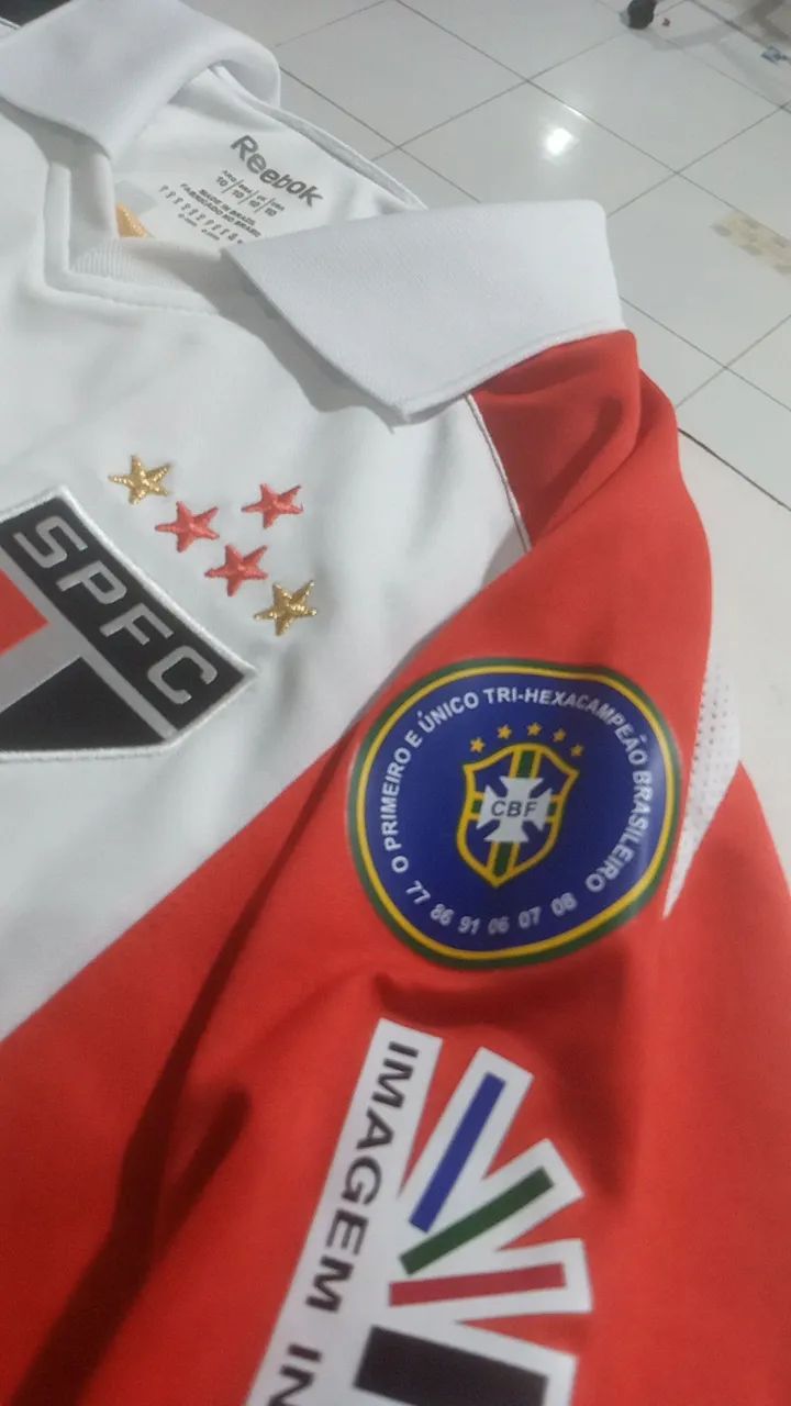 CAMISA SÃO PAULO REEBOK ORIGINAL DA ÉPOCA INFANTIL  - Foto 2