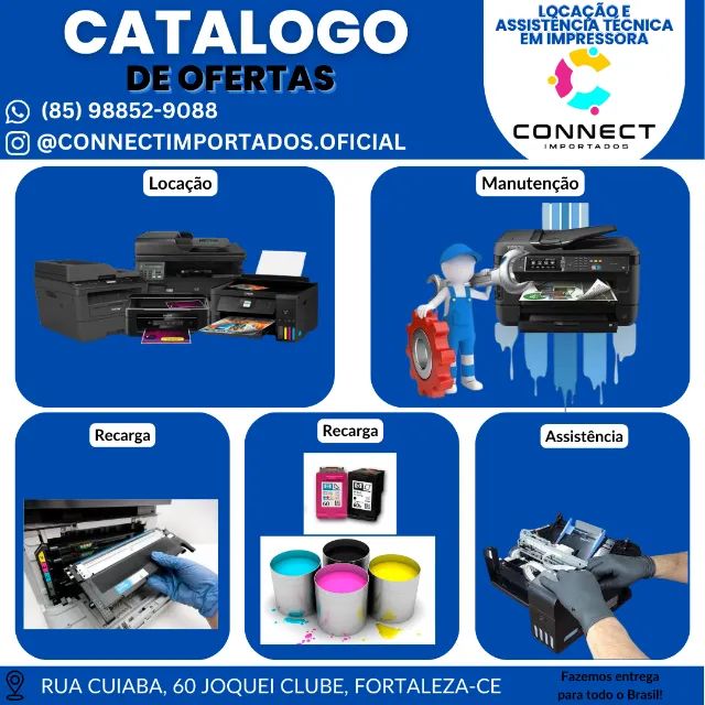 Manutenção e aluguel de impressoras