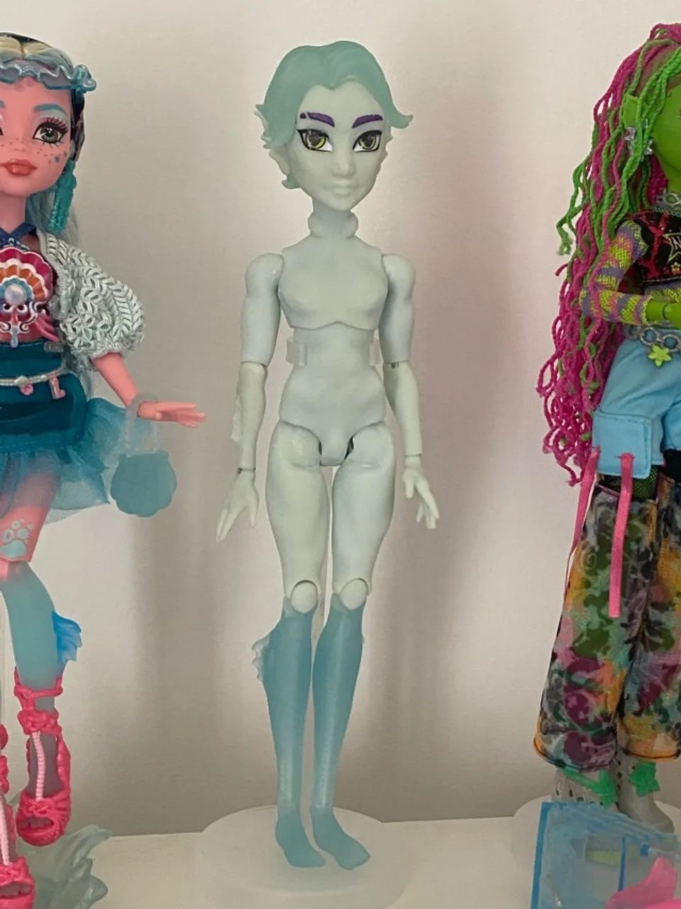 Boneco Gil Monster High G3 Perna Azul - Foto 2