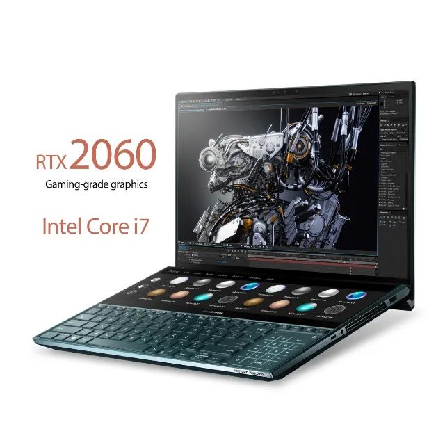 Notebook Asus GAMER - i7 Placa de video Rtx 2060 16 GB 1 TB 2 telas 4k 