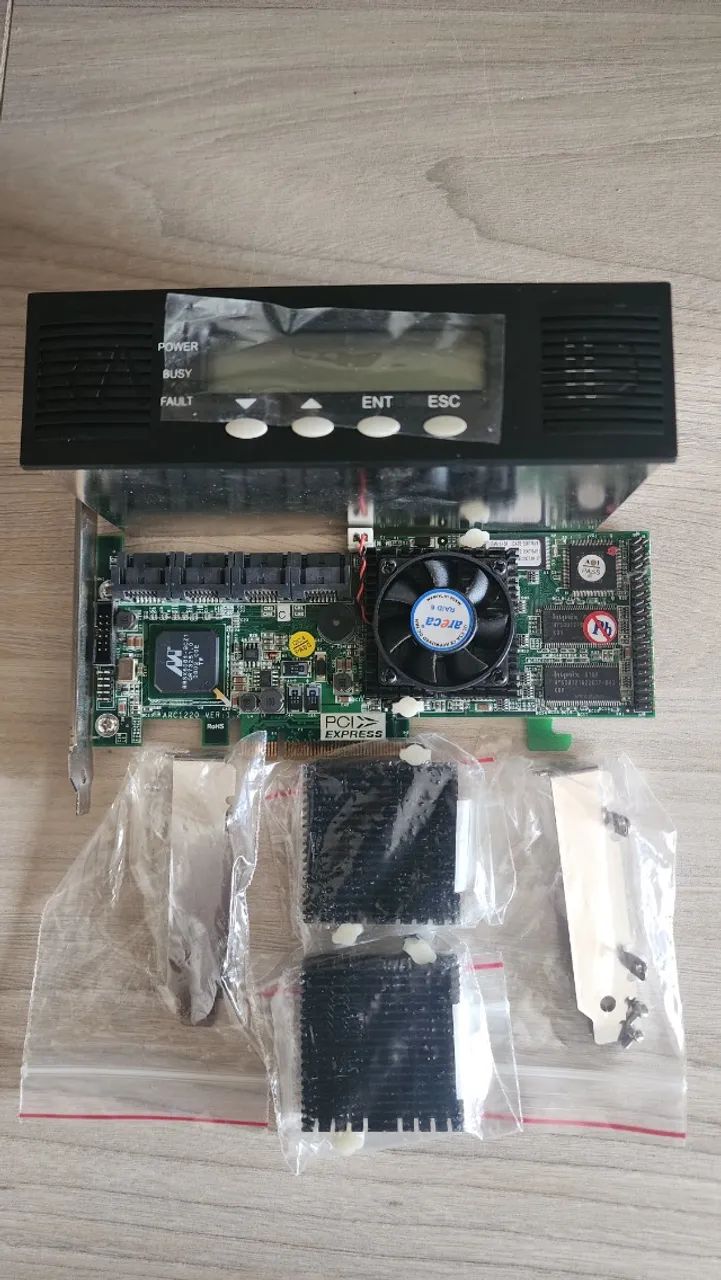 RAID Card ArecaPCIEx 8CHs ARC1220 - Foto 3