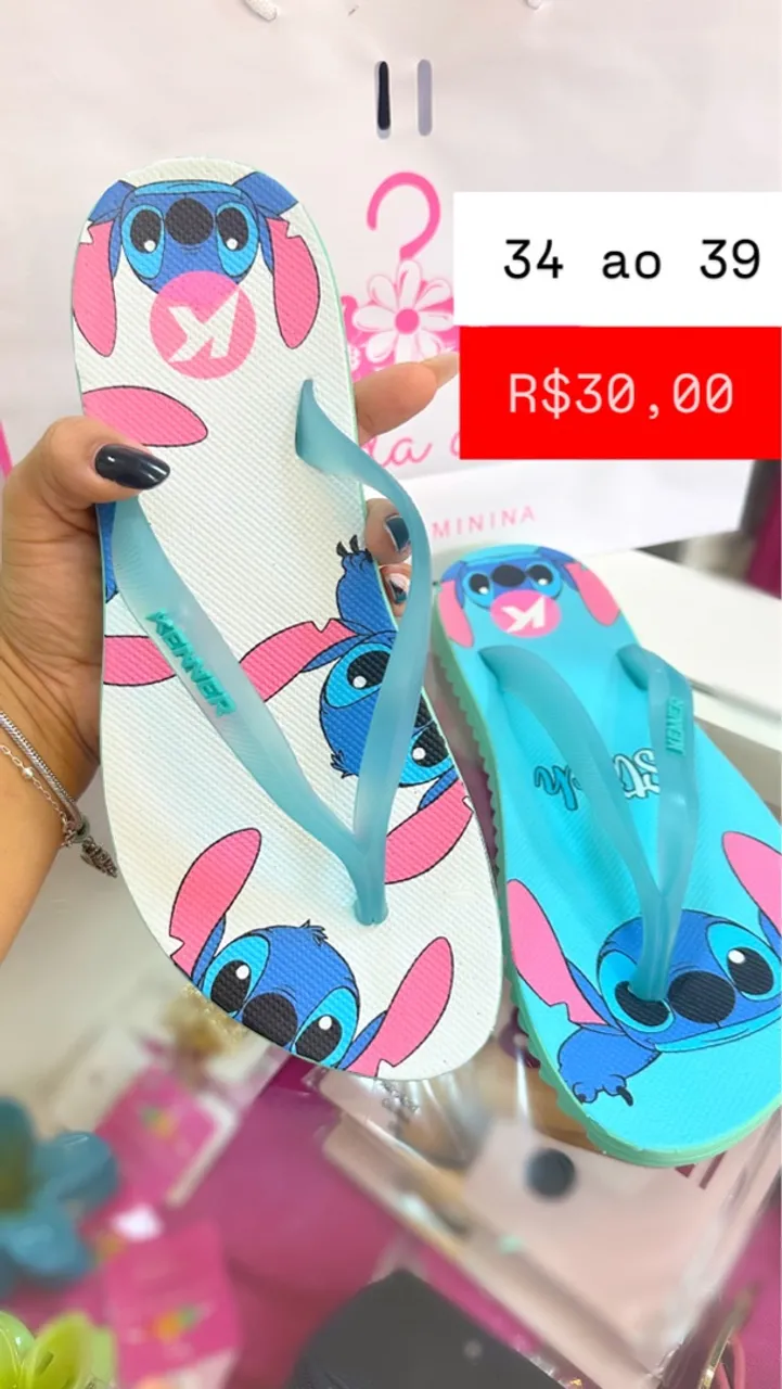 Chinelo Kenner Stitch - Tamanhos 34 ao 39