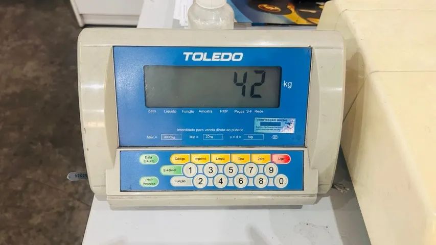 Balança de Piso Toledo 3.000 kg -Impressora Térmica e Rampa - Usada - Foto 3