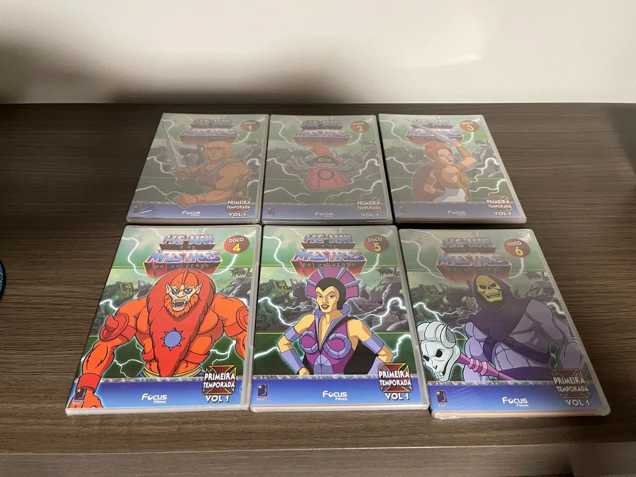 Box lata he man desenho + cards NOVO LACRADO - DVD, Blu-Ray e