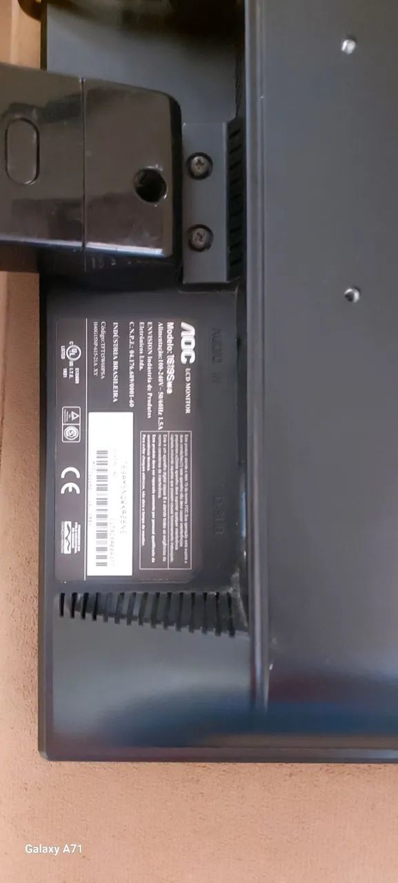 Monitor AOC - 16 polegadas 64308010400003122