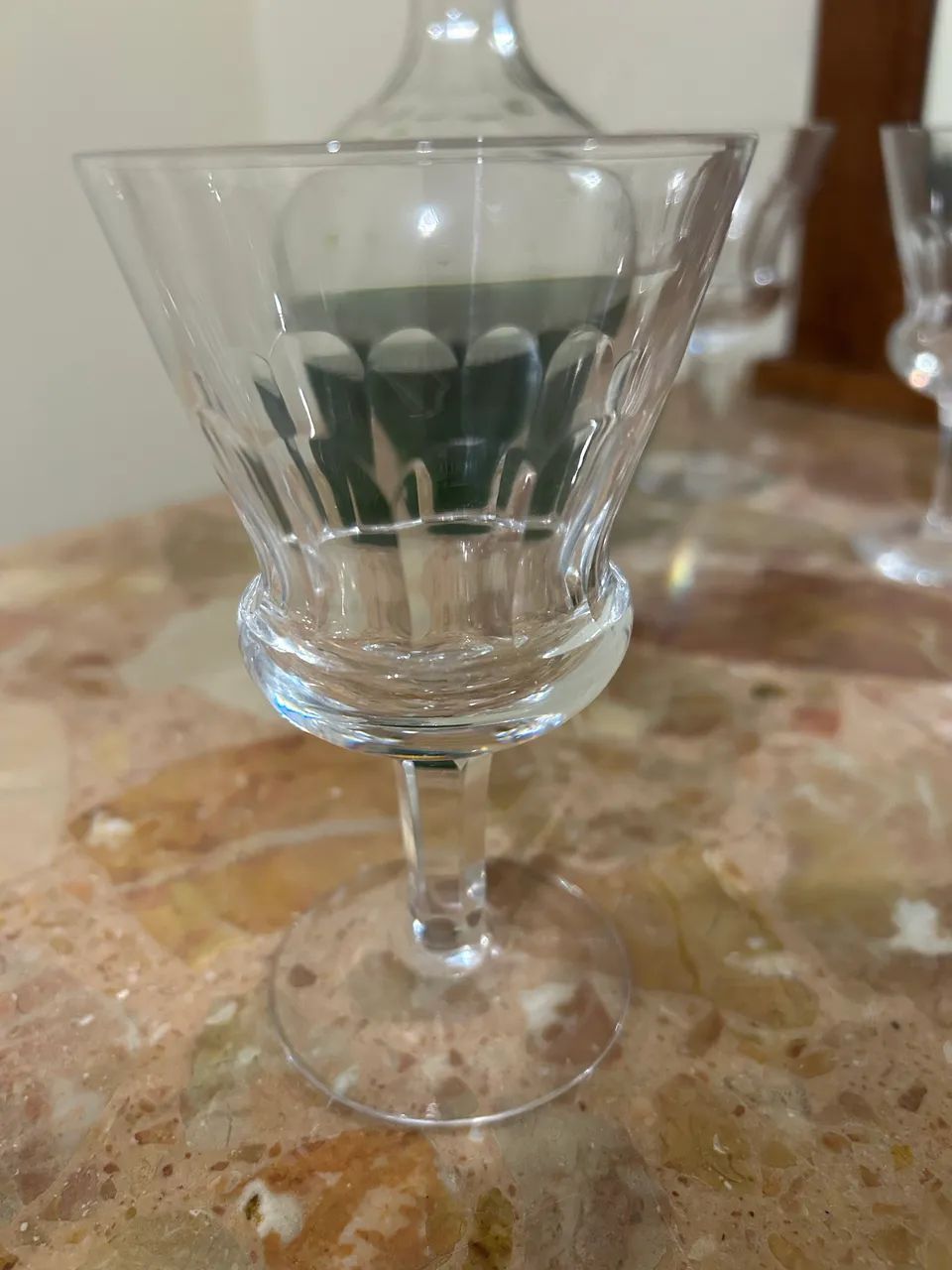 Garrafa com 5 copos cristal bacará  - Foto 5