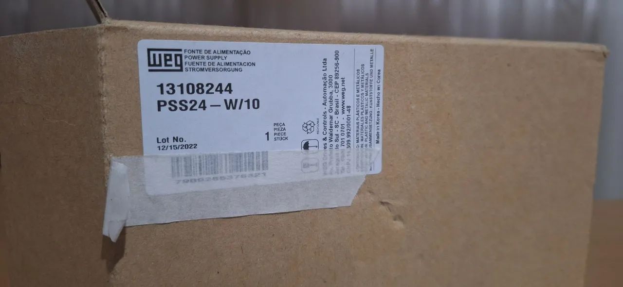 Fonte chaveada weg 24vcc 10 A 240w pss24-w/10. - Foto 2