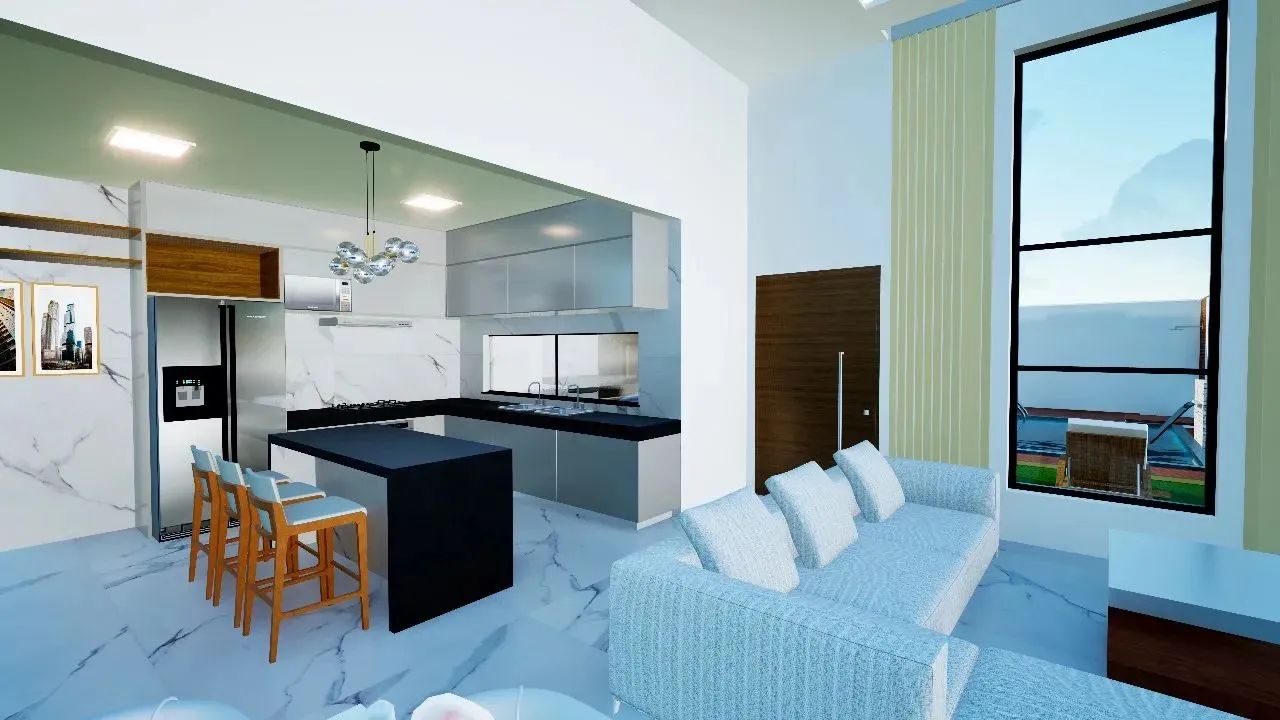 Casa Moderna,  em construção  152m² | Entrada Facilitada - Foto 2
