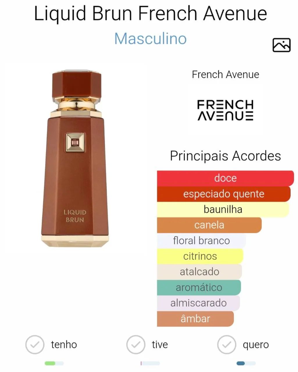 Liquid Brun French Avenue 100ml Original  - Foto 3