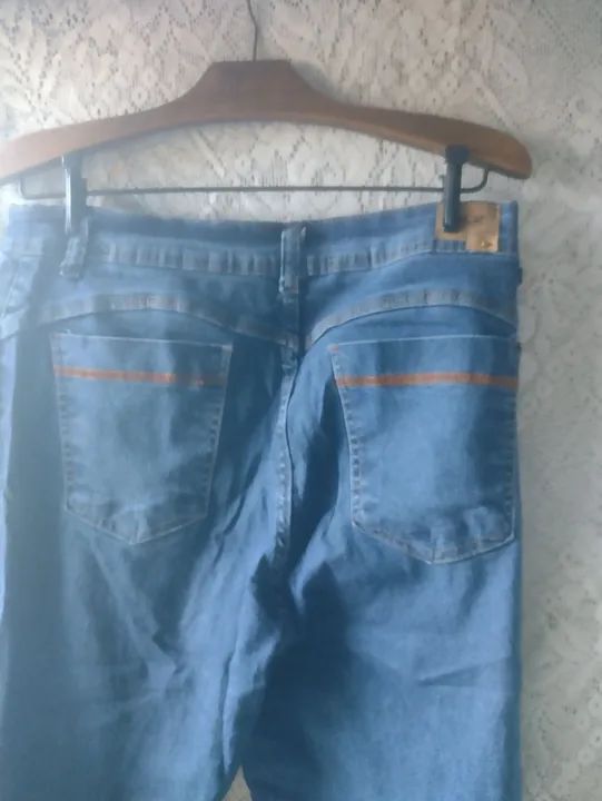 Calça Jeans Azul - Tamanho 46 - Foto 5