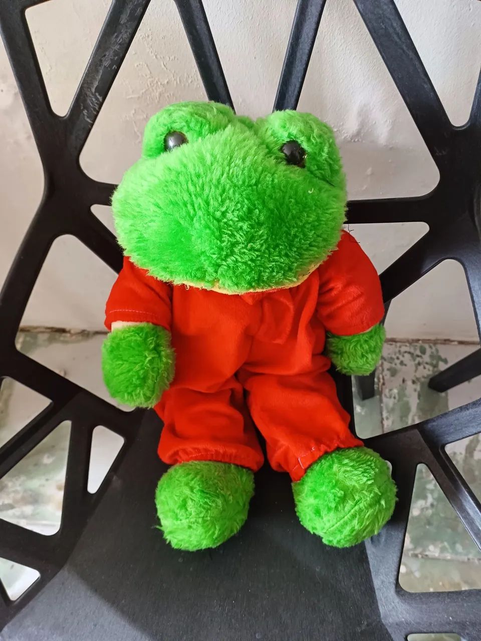 Sapo de Pelúcia Vermelho - Foto 5