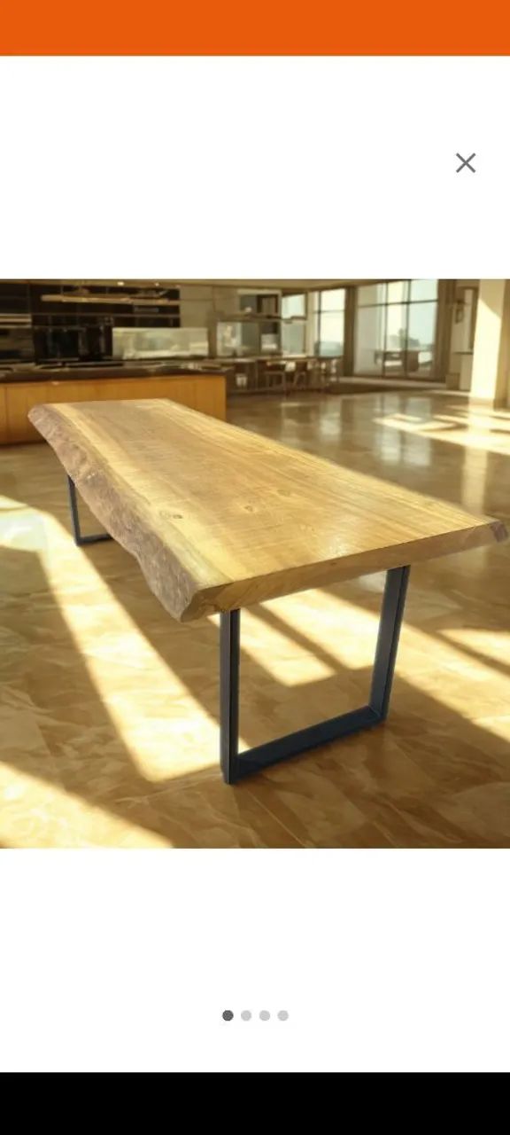 Mesa de Jantar em Madeira Maciça - Foto 3