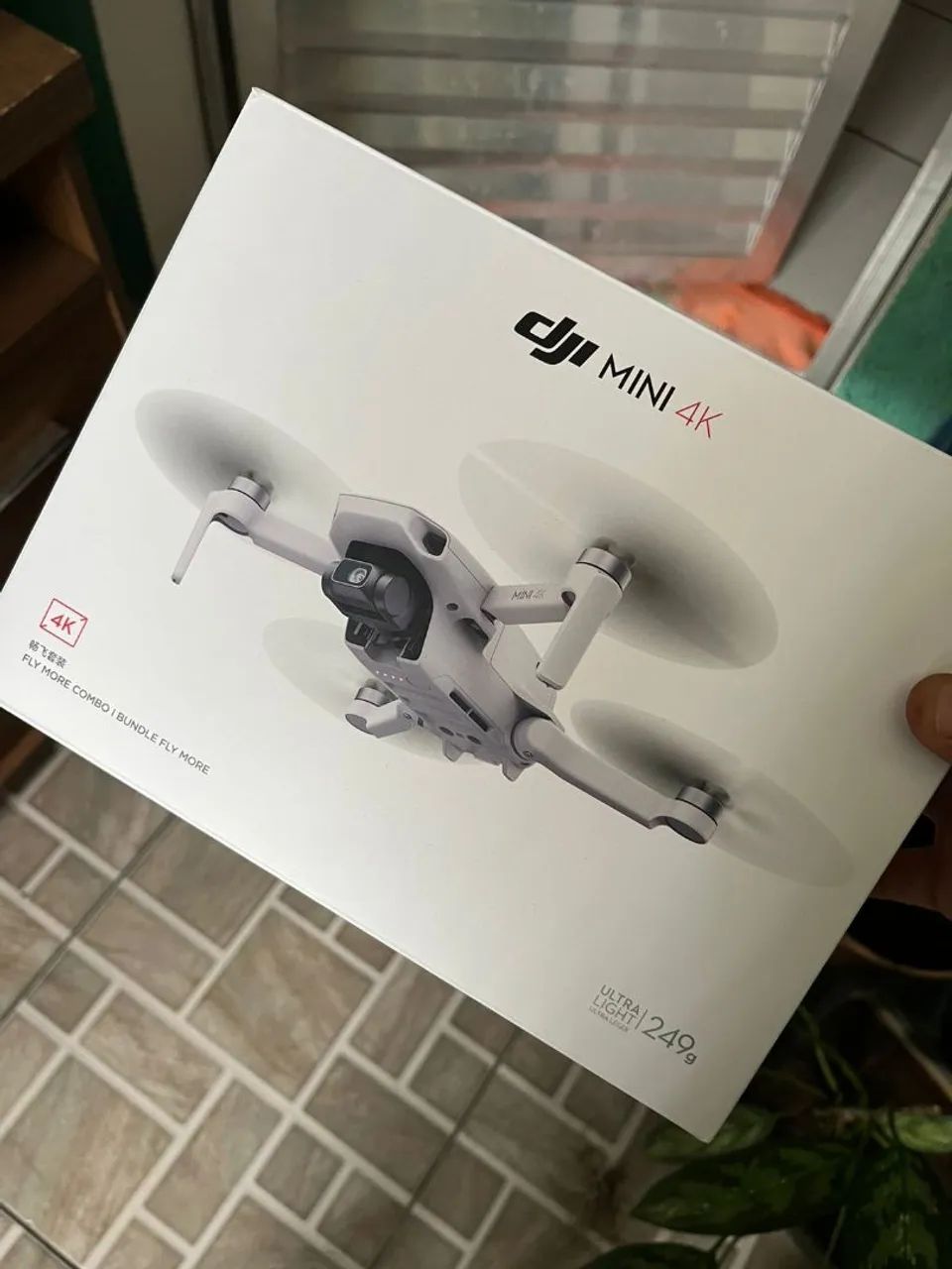Drone DJI Mini 4K - com combo fly more 