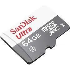 Cartão de Memória MicroSDXC Sandisk 64gb 80mb/s Ultra Classe 10 Celular smartphone - Foto 3