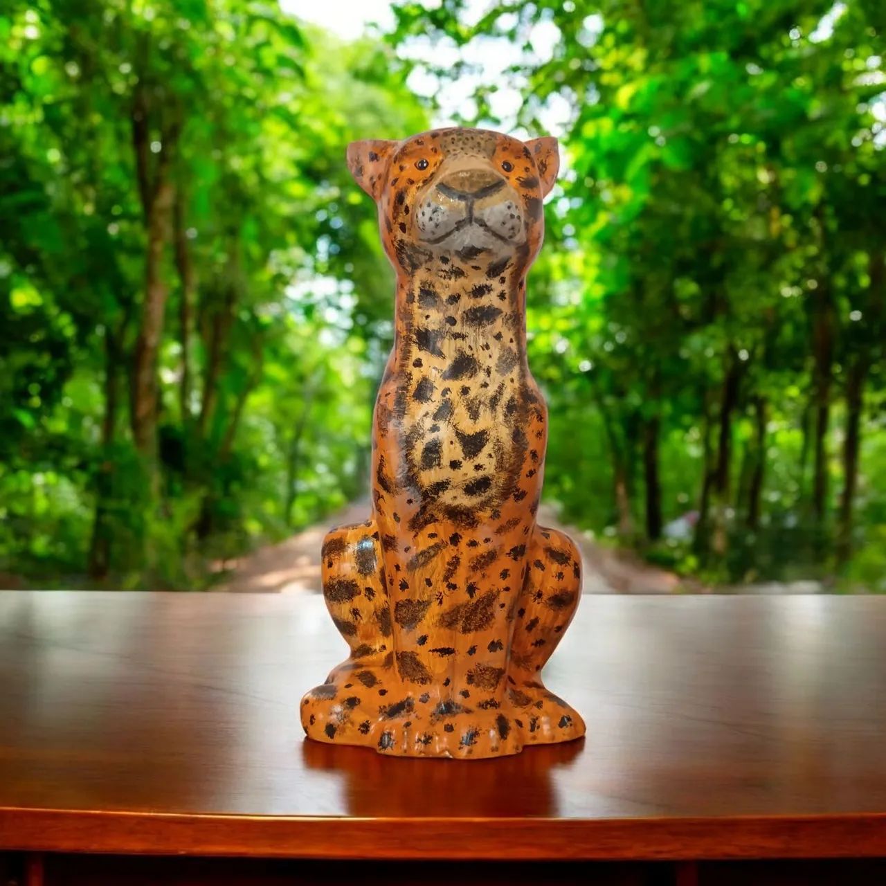 Escultura Onça Pintada em Gesso  - Foto 2