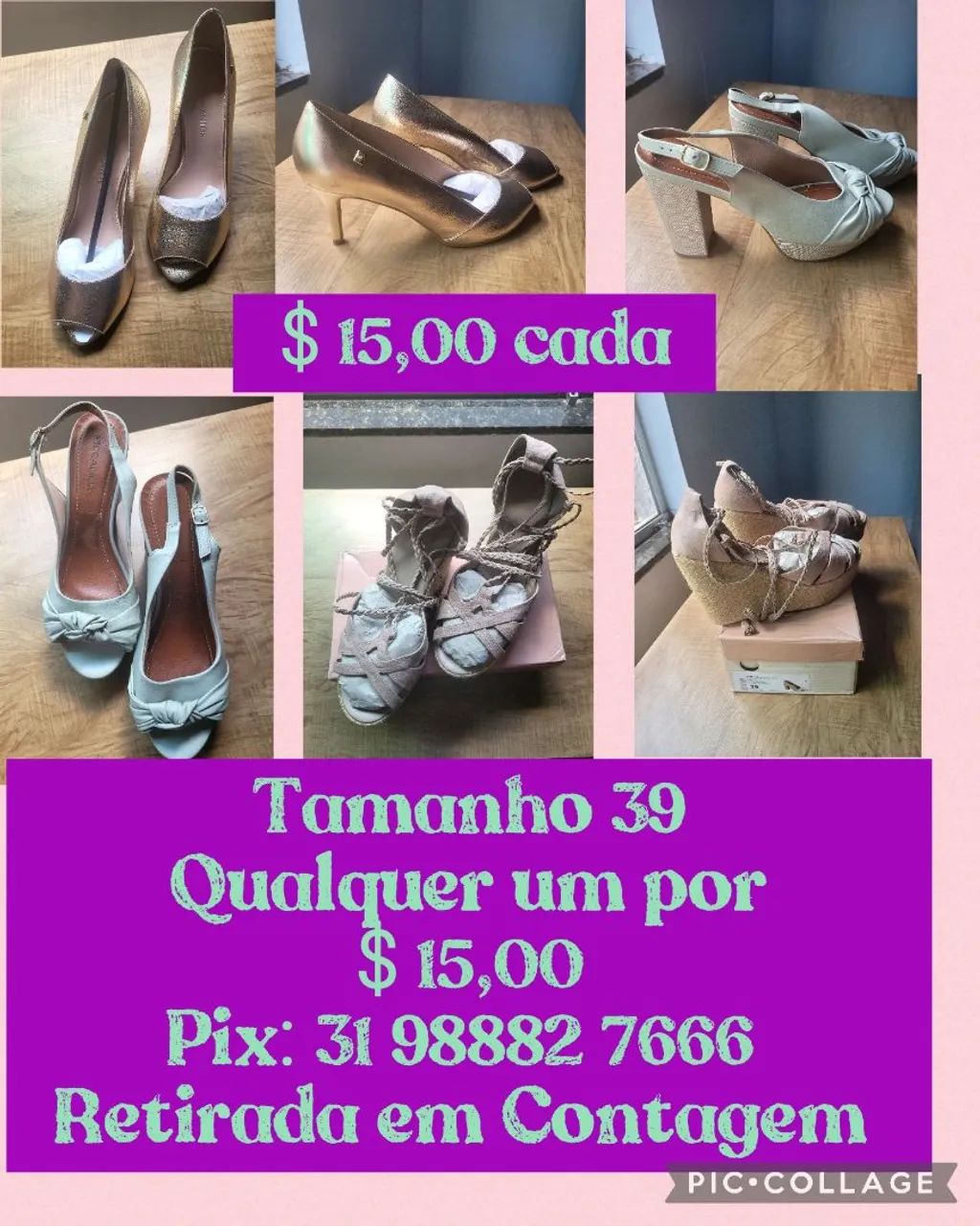 Liquidação de calçados - Tam. 39 - Foto 3