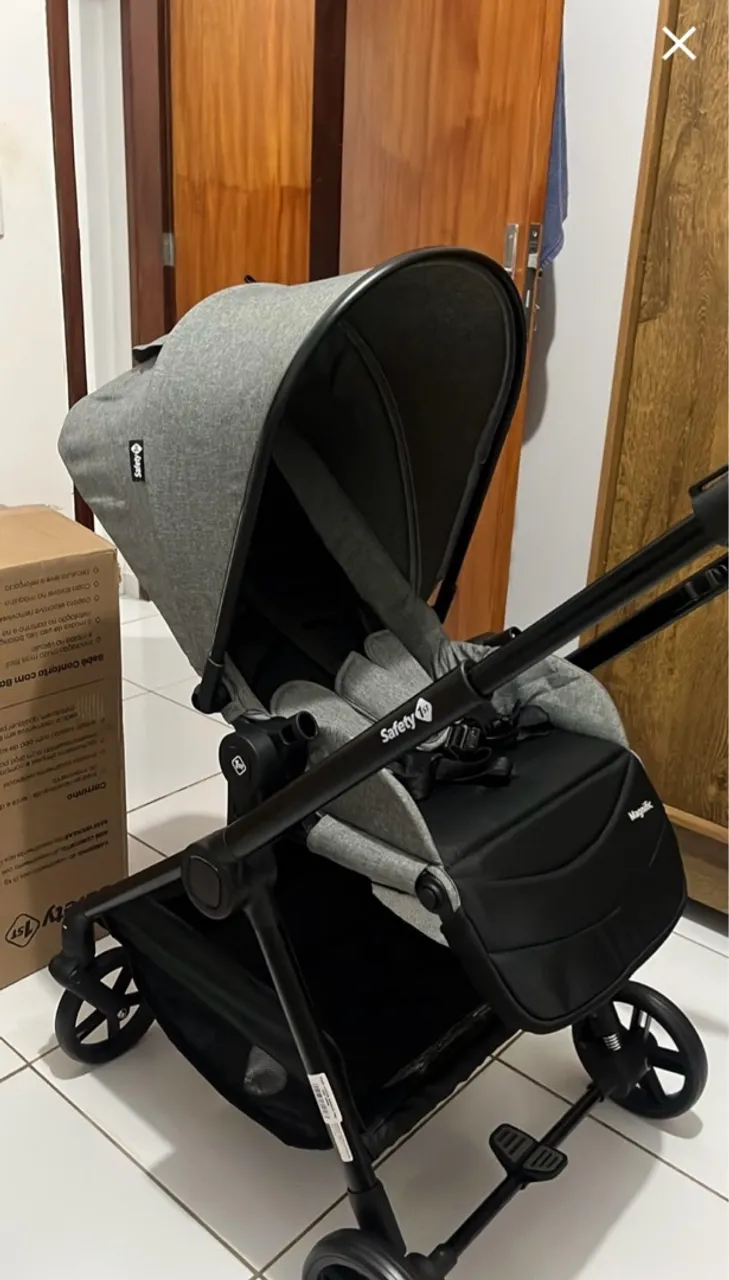 Carrinho de Bebê Safety 1st + bebê conforto + canguru